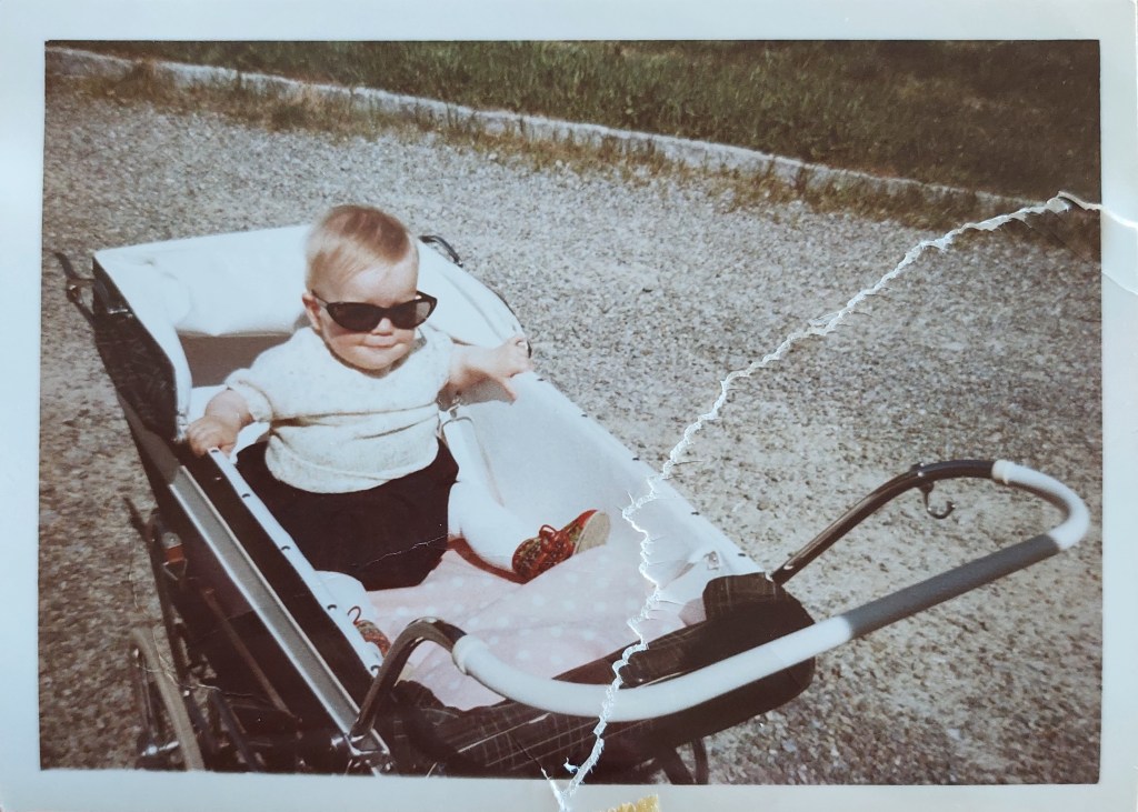 Ich, etwa 11 Monate alt